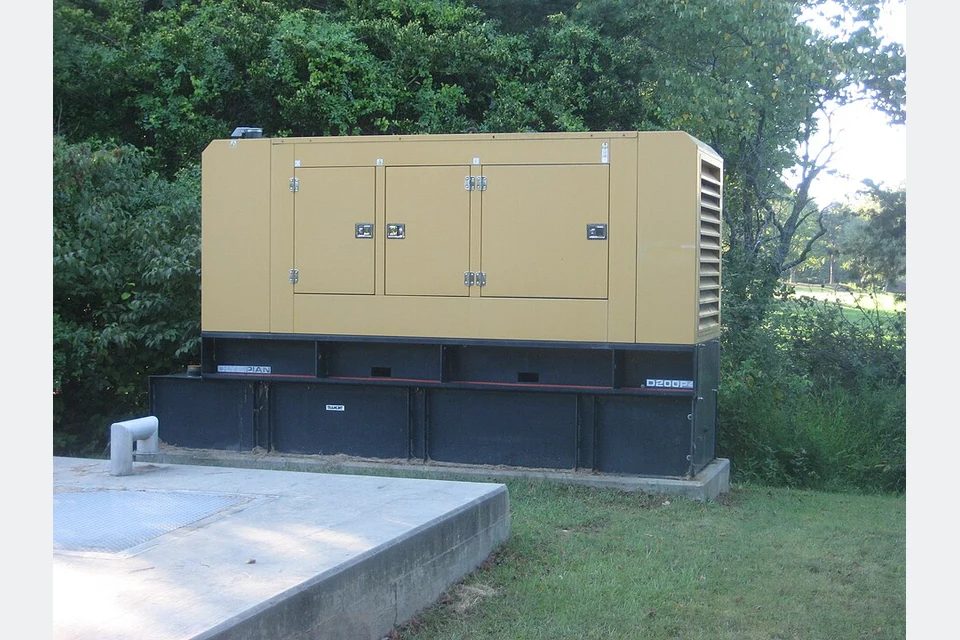 Silent diesel generator, example machine