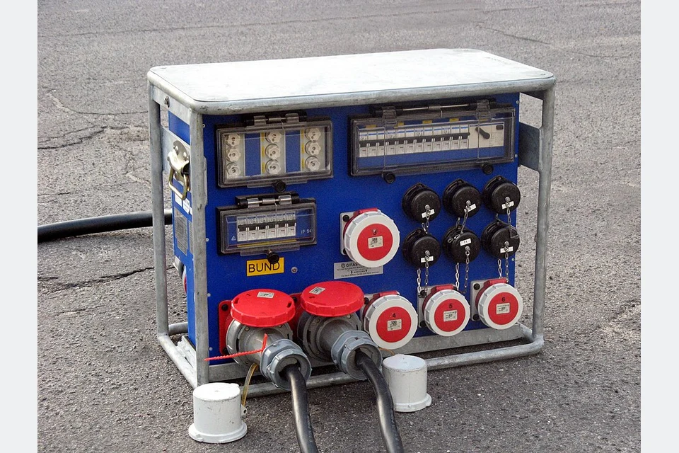 Site transformer & distribution board, example machine